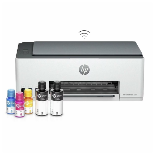 Impresora Multifunción HP Smart Tank 580 Sistema Continuo Color Wi-Fi + Bluetooth + USB | 1F3Y2A Impresora Multifunción HP Smart Tank 580 Sistema Continuo Color Wi-Fi + Bluetooth + USB | 1F3Y2A