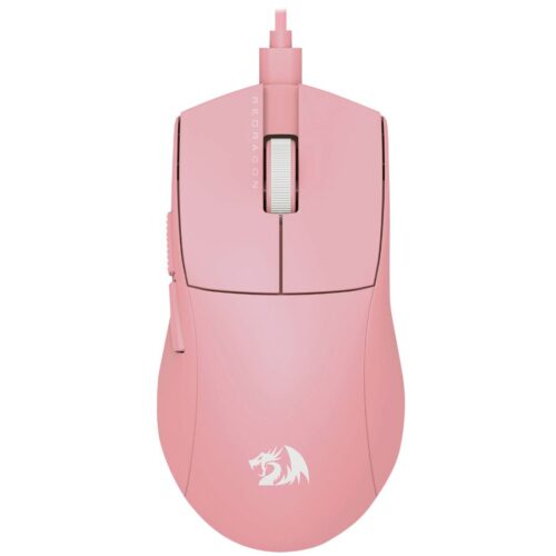 Mouse Gamer | Redragon King 1K M724P | Rosa | USB | 12.400 DPI | Ultraligero