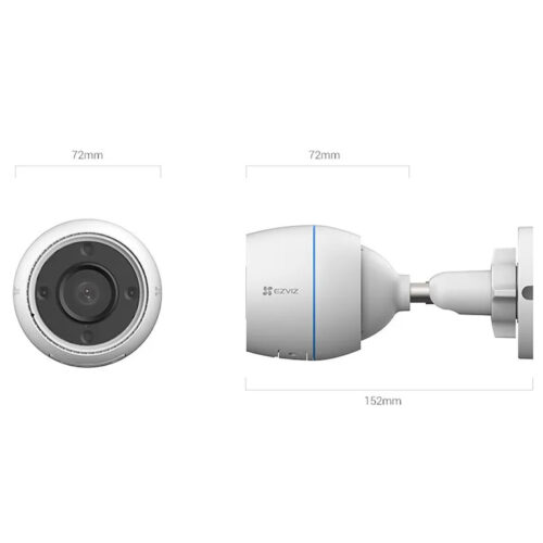 Cámara IP Ezviz H3C Exterior 2MP | WiFi | Visión Nocturna a Color | Audio Bidireccional | Detección de Movimiento | Resistencia IP67 Cámara IP Ezviz H3C Exterior 2MP | WiFi | Visión Nocturna a Color | Audio Bidireccional | Detección de Movimiento | Resistencia IP67