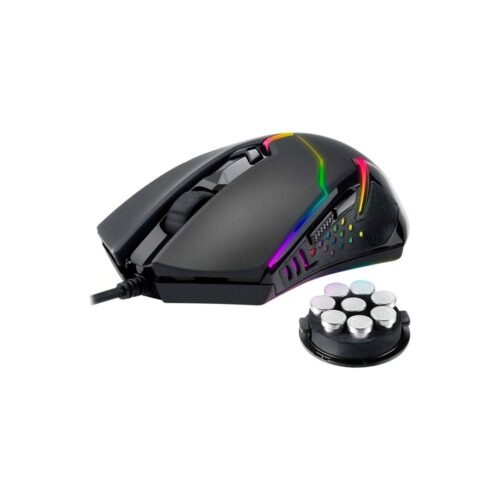 Mouse Gamer | Redragon Centrophorus 2 M601-RGB | USB | 7200 DPI | RGB | 6 Botones Programables | Sensor Óptico | Ergonomía Pro Gamer