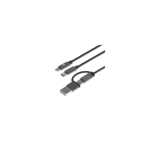 Cable multifuncional para carga 5 en 1