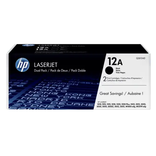 Tóner HP 12A Negro