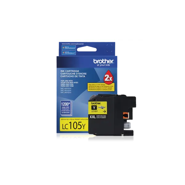 Cartucho Tinta Brother LC105 Amarillo